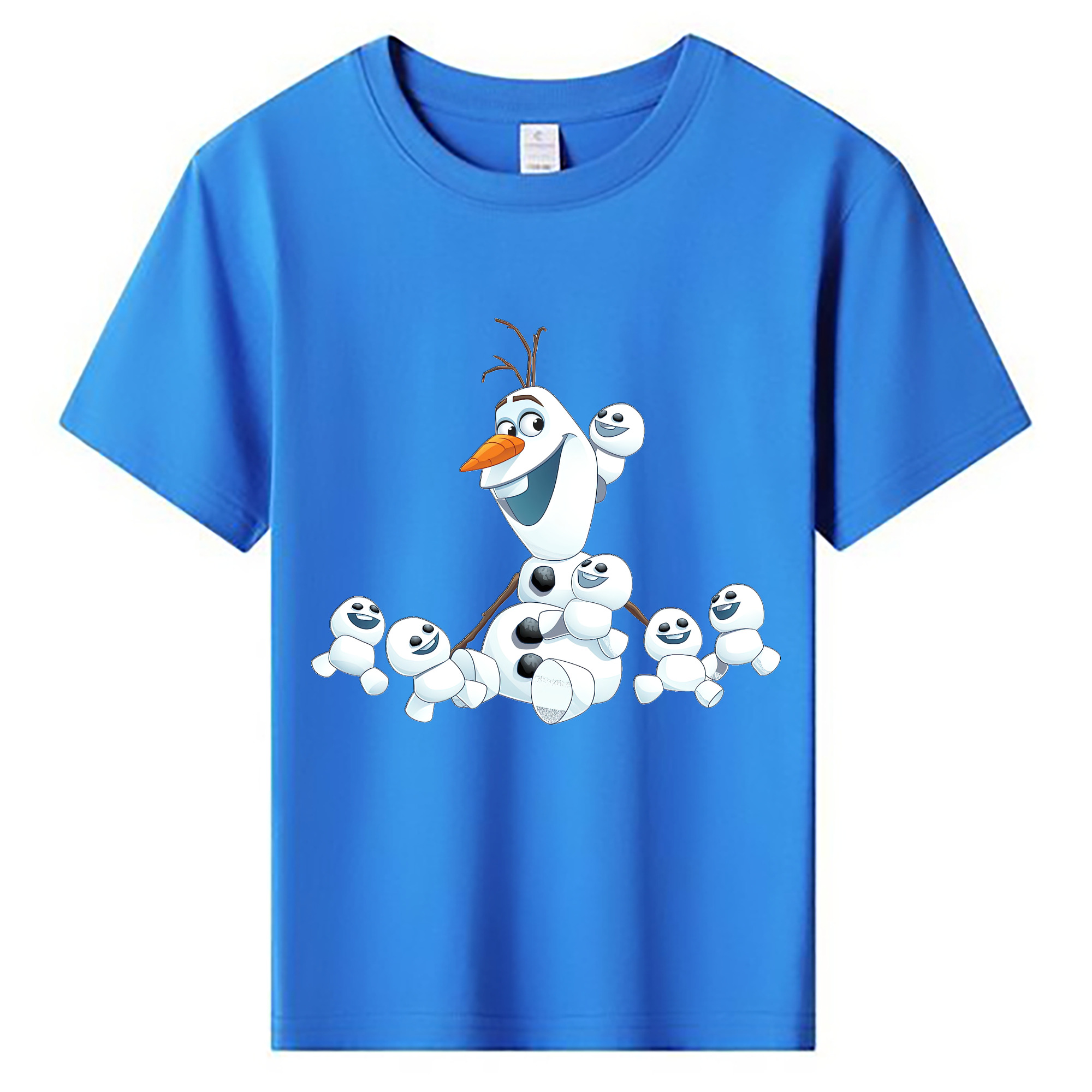（画像用） アナと雪の女王 アンナ エルサ Frozen Anna Elsa 綿100％キッズTシャツ（フロントプリント）